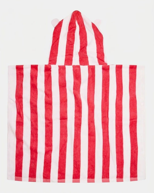 Toshi Kids Hooded Towel Beachcomber - Lobster