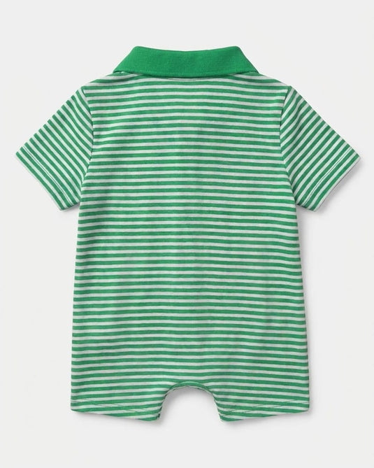 Toshi Baby Onesie Short Sleeve Polo Mini - Pistachio