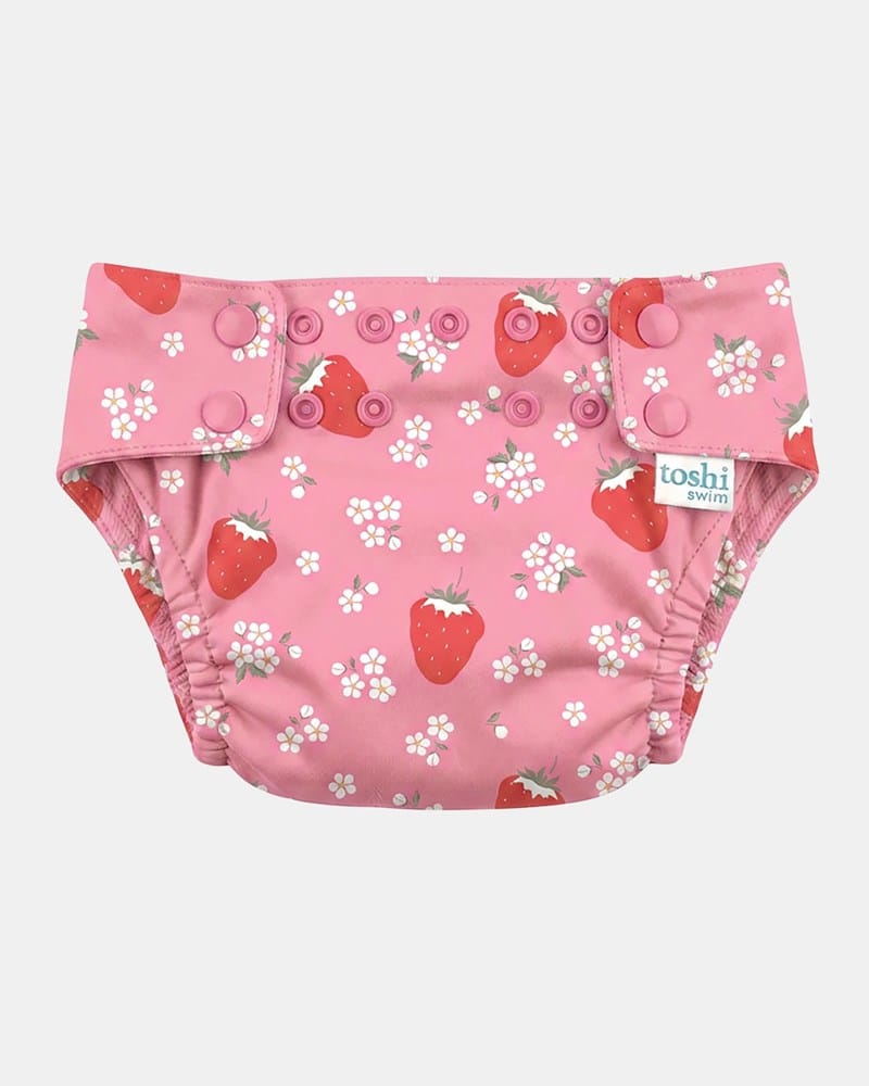 Load image into Gallery viewer, Toshi Baby Reusable Swim Nappy - Twinkle Strawberry
