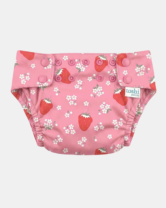 Toshi Baby Reusable Swim Nappy - Twinkle Strawberry