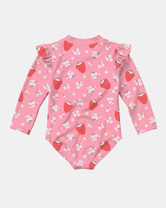 Toshi Kids Swim Bodysuit - Twinkle Strawberry