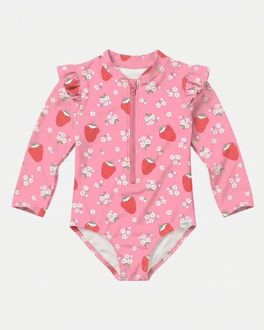 Toshi Kids Swim Bodysuit - Twinkle Strawberry