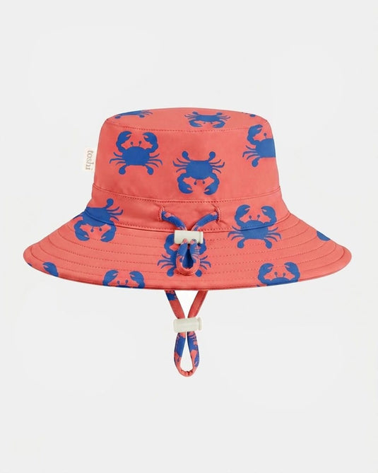 Toshi Kids Swim Sunhat - Pirate Mud Crabs
