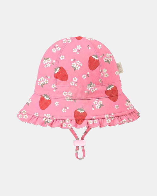 Toshi Baby Swim Bell Hat - Twinkle Strawberry