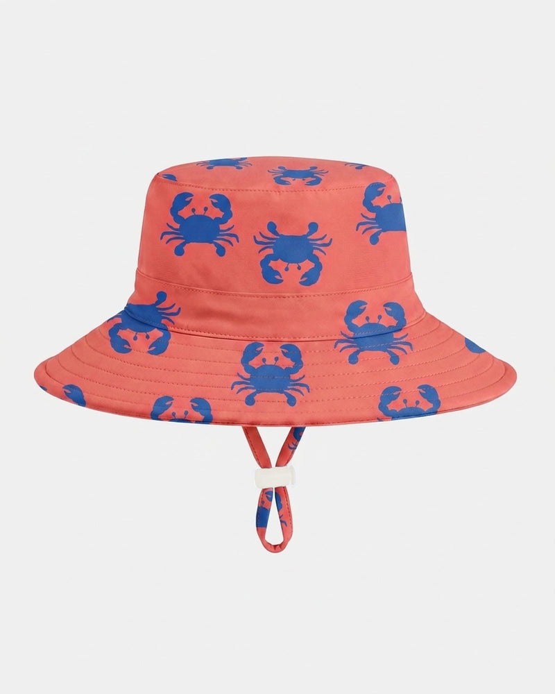Load image into Gallery viewer, Toshi Kids Swim Sunhat - Pirate Mud Crabs
