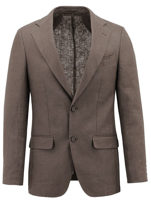 Boston Slim Fit French Linen Sports Coat - Turin