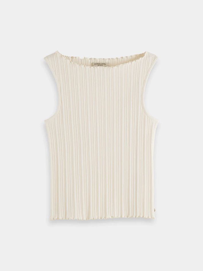 Load image into Gallery viewer, Scotch and Soda Structured Ribbed Tank
