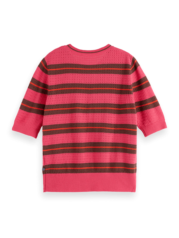 Load image into Gallery viewer, Scotch and Soda  Pointelle Short Sleeve Pullover
