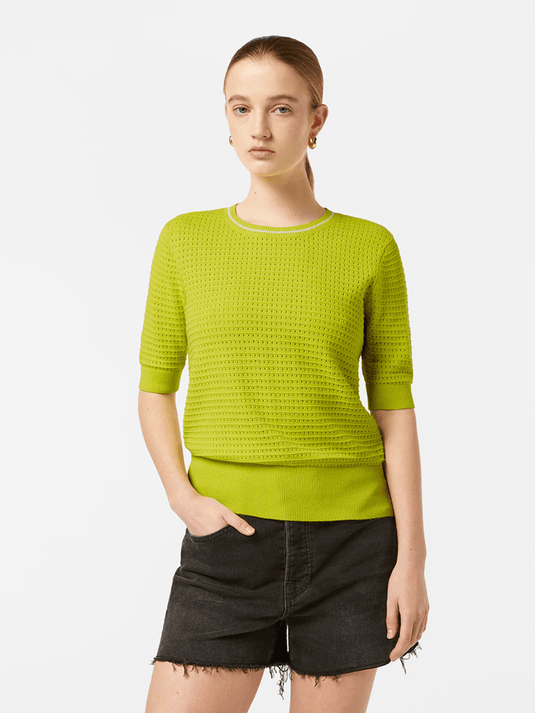 Scotch and Soda  Pointelle Short Sleeve Pullover