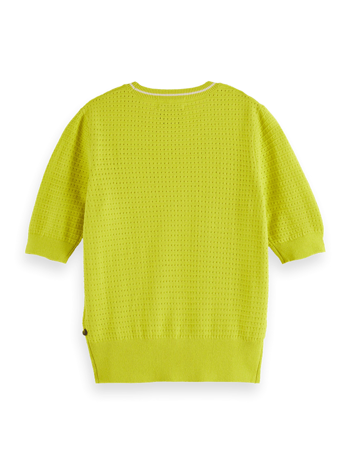 Load image into Gallery viewer, Scotch and Soda  Pointelle Short Sleeve Pullover
