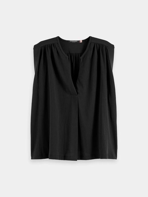 Scotch and Soda Drapey V-Neck Top