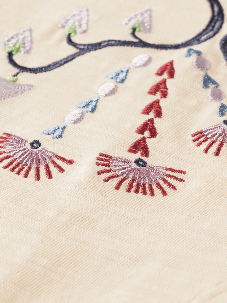 Load image into Gallery viewer, Scotch &amp; Soda Womens Embroidered V-neck T-shirt
