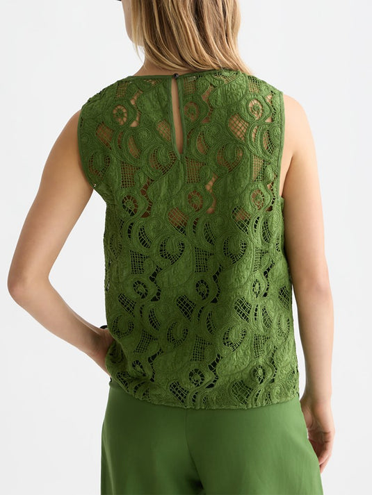 Scotch & Soda Womens Embroidered Top