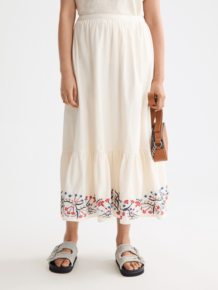 Load image into Gallery viewer, Scotch &amp; Soda Womens Embroidered Maxi Skirt

