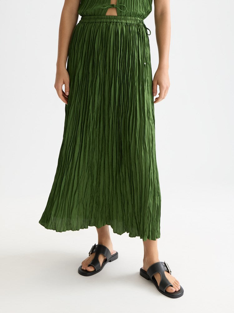 Load image into Gallery viewer, Scotch &amp; Soda Womens Micro Pleat Skirt
