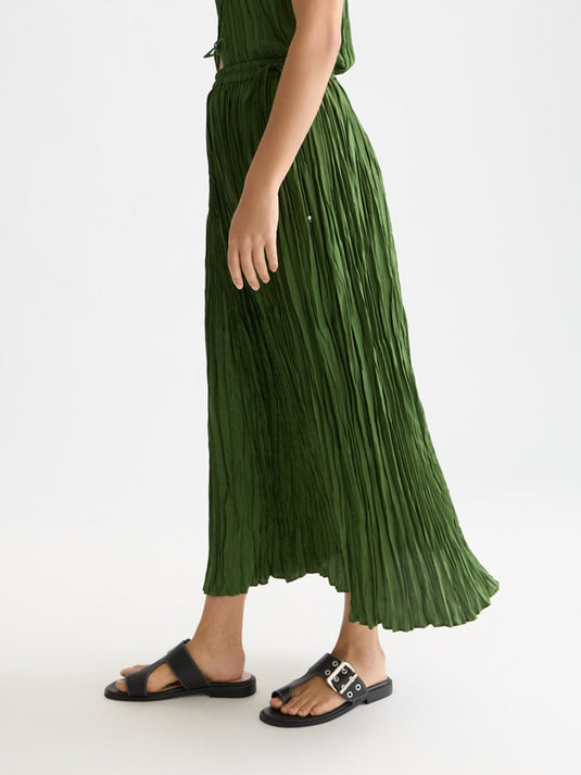 Scotch & Soda Womens Micro Pleat Skirt