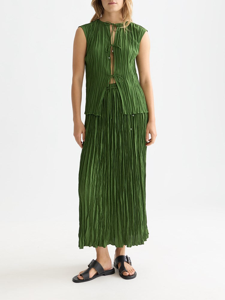 Load image into Gallery viewer, Scotch &amp; Soda Womens Micro Pleat Skirt
