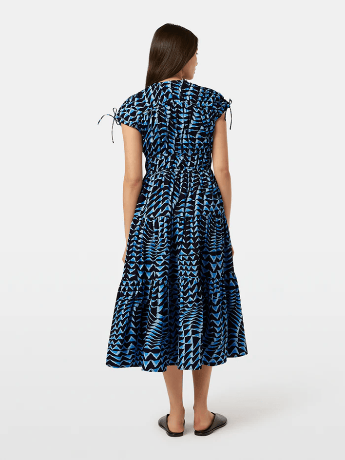 Load image into Gallery viewer, Scotch and Soda Tiered Poplin Midi Dress
