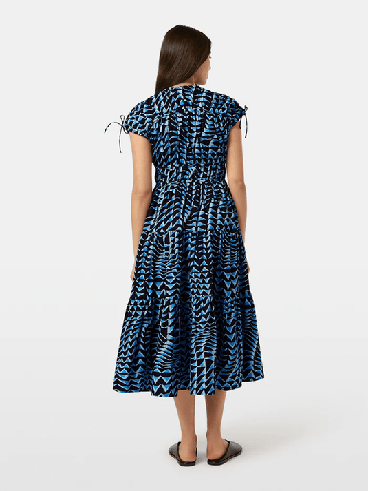 Scotch and Soda Tiered Poplin Midi Dress