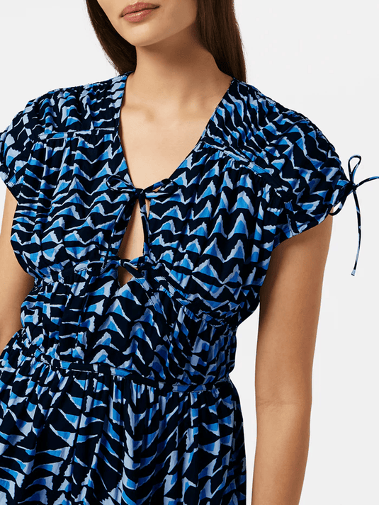 Scotch and Soda Tiered Poplin Midi Dress