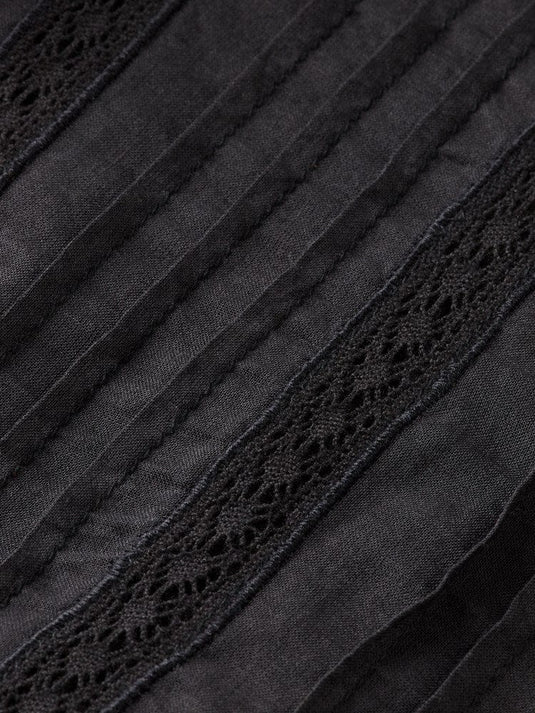 Scotch & Soda Womens Pleated Front Maxi Dress