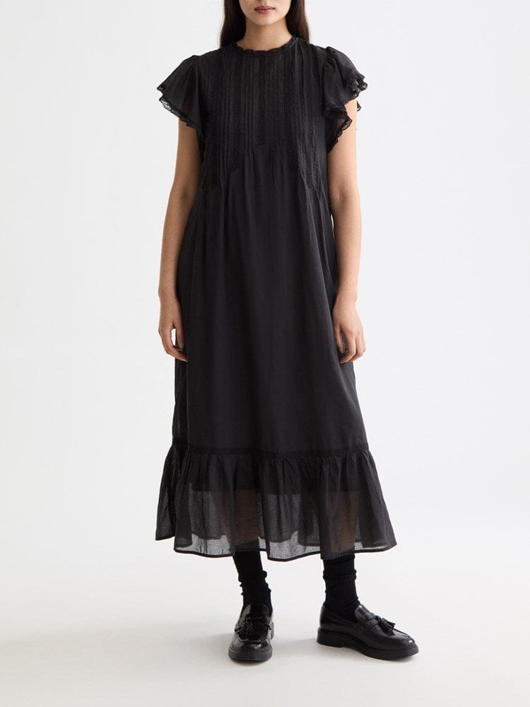 Load image into Gallery viewer, Scotch &amp; Soda Womens Pleated Front Maxi Dress
