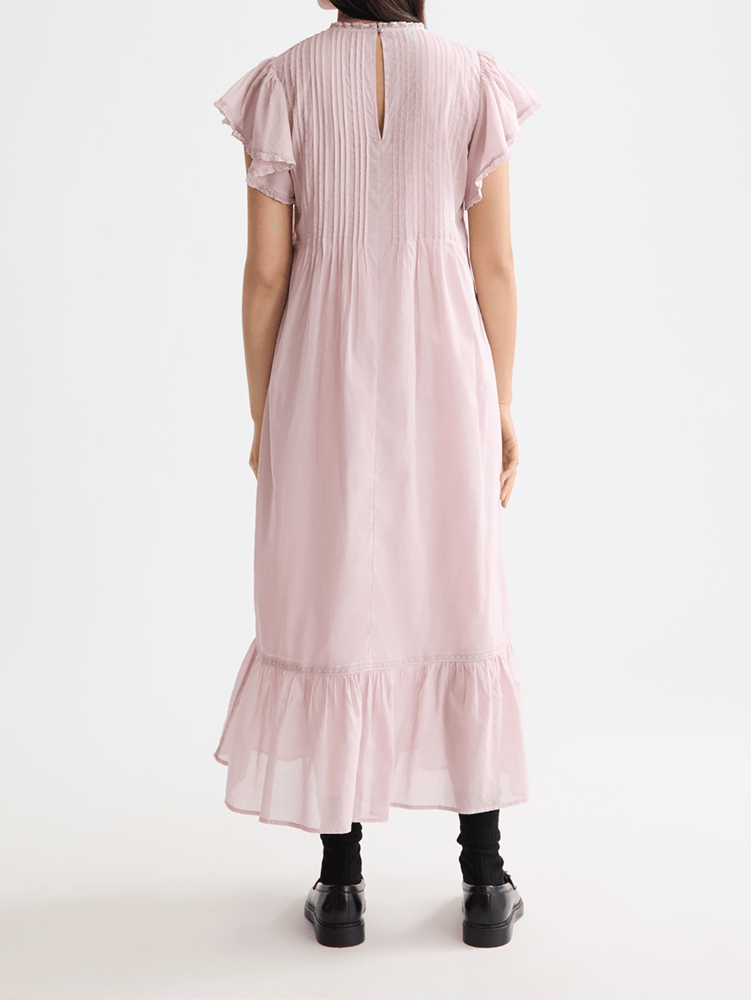 Load image into Gallery viewer, Scotch &amp; Soda Womens Pleated Front Maxi Dress
