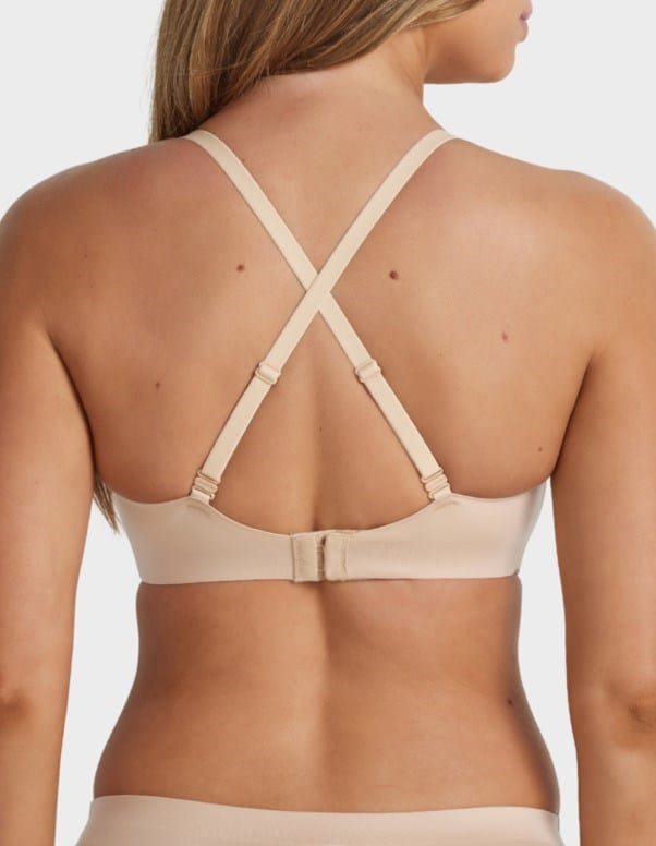 Load image into Gallery viewer, Fine Lines Womens Ultrasoft Full Coverage Wirefree Bra - Brush
