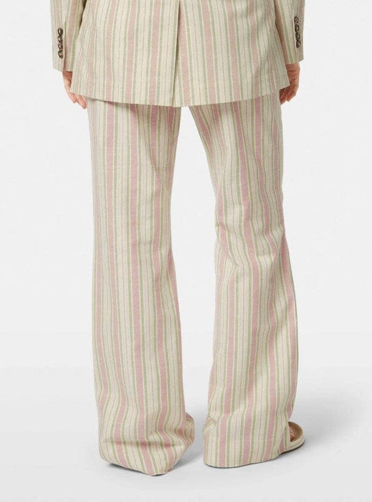 Scotch & Soda Womens Lurex Striped Cotton Blend Pant