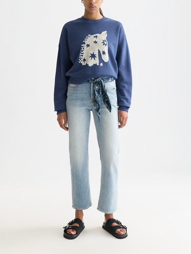 Load image into Gallery viewer, Scotch &amp; Soda Womens Sky Straight-Fit Jeans
