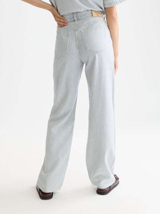 Scotch & Soda Womens Ripple Straight-Fit Jeans