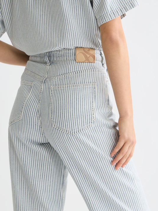 Scotch & Soda Womens Ripple Straight-Fit Jeans