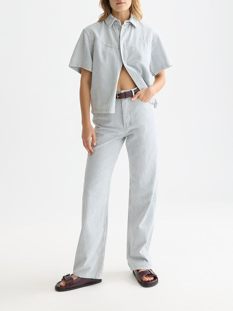 Load image into Gallery viewer, Scotch &amp; Soda Womens Ripple Straight-Fit Jeans
