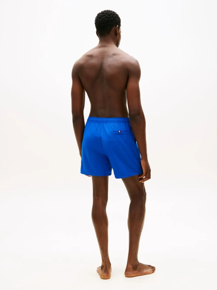 Load image into Gallery viewer, Tommy Hilfiger Mens Original Logo Mid Length Swim Shorts - Regal Blue
