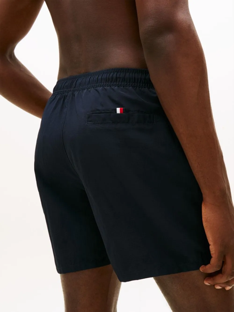 Load image into Gallery viewer, Tommy Hilfiger Mens Original Logo Mid Length Swim Shorts - Desert Sky
