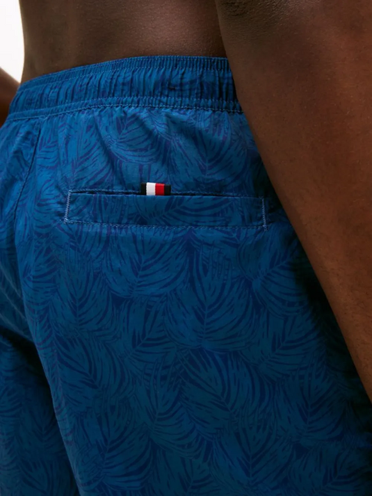 Tommy Hilfiger Mens Original Print Mid Length Swim Shorts