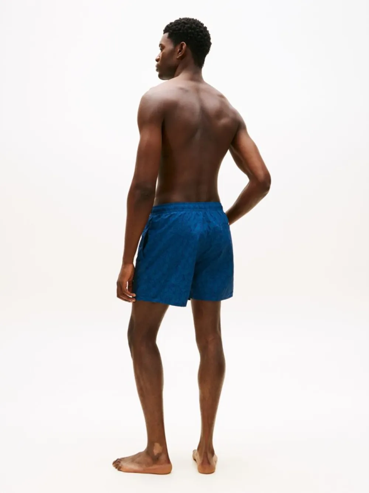Load image into Gallery viewer, Tommy Hilfiger Mens Original Print Mid Length Swim Shorts
