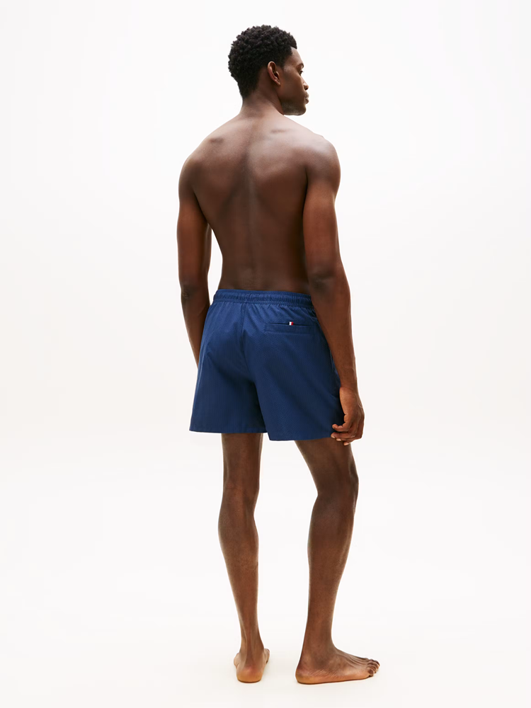 Load image into Gallery viewer, Tommy Hilfiger Mens Original Ithaca Stripe Mid Length Swim Shorts
