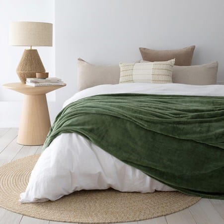 Bambury Ultraplush Blanket - Moss