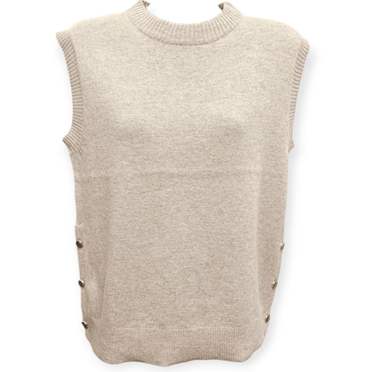 See Saw Womens 100% Luxe Merino Wool Vest