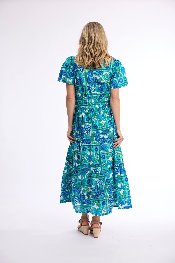 Load image into Gallery viewer, Orientique Womens  Vieux Port Maxi Dress
