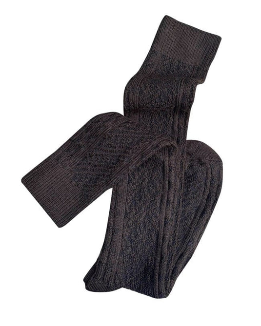 Tightology Womens Vintage Chocolate Merino Wool Socks
