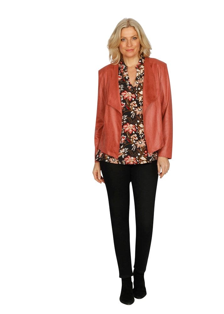 Load image into Gallery viewer, Emily Womens Leather Look E.E Jacket
