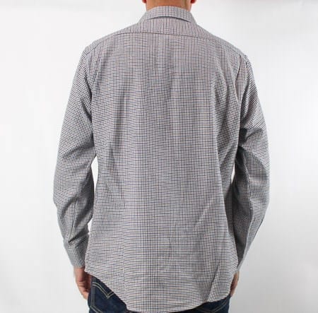 Load image into Gallery viewer, Vonnella Mens Brushed Cotton Long Sleeve Shirt - Brown
