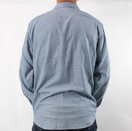 Vonnella Mens Brushed Cotton Long Sleeve Shirt - Light Blue