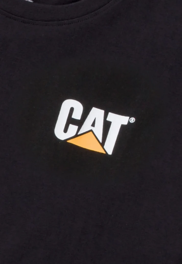 Load image into Gallery viewer, CAT Mens Trademark Tee - Black
