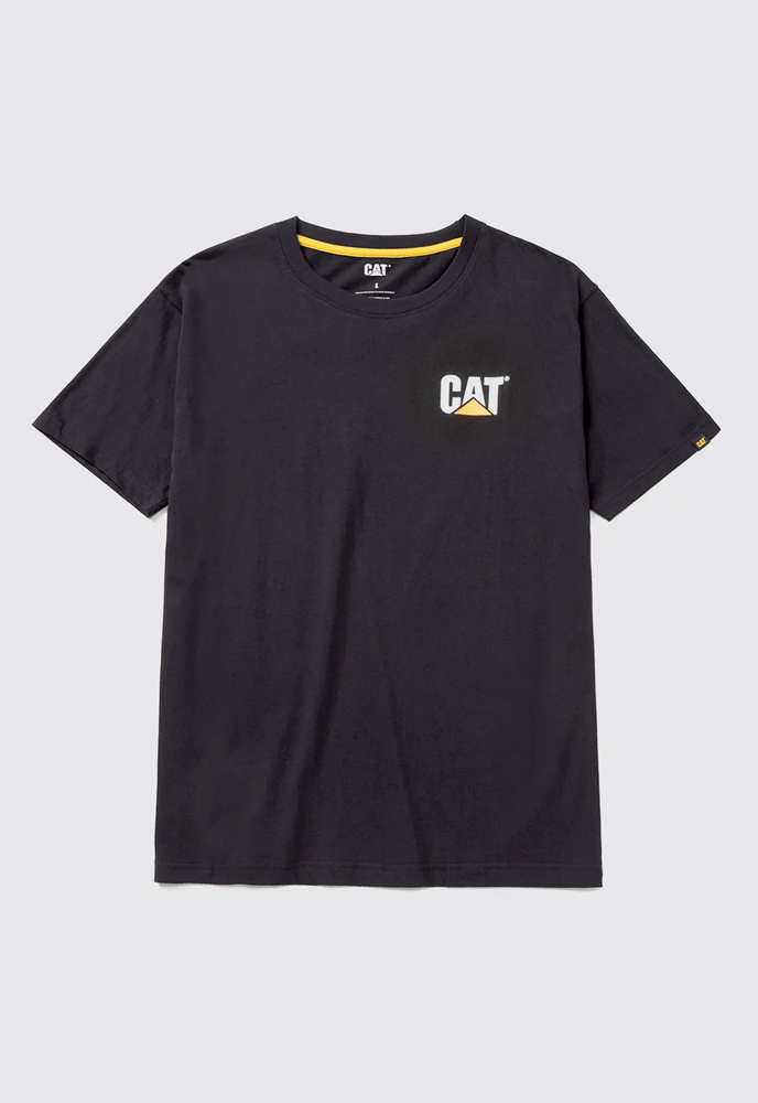 Load image into Gallery viewer, CAT Mens Trademark Tee - Black
