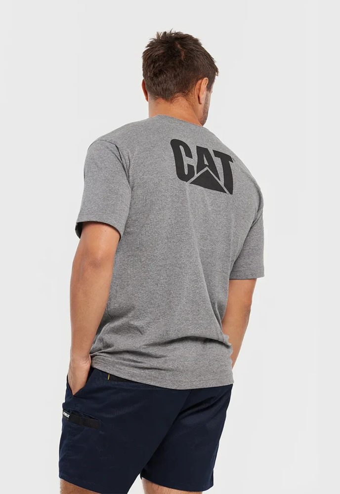 Load image into Gallery viewer, CAT Mens Trademark Tee - Dark Heather Grey
