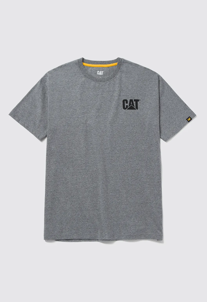 Load image into Gallery viewer, CAT Mens Trademark Tee - Dark Heather Grey
