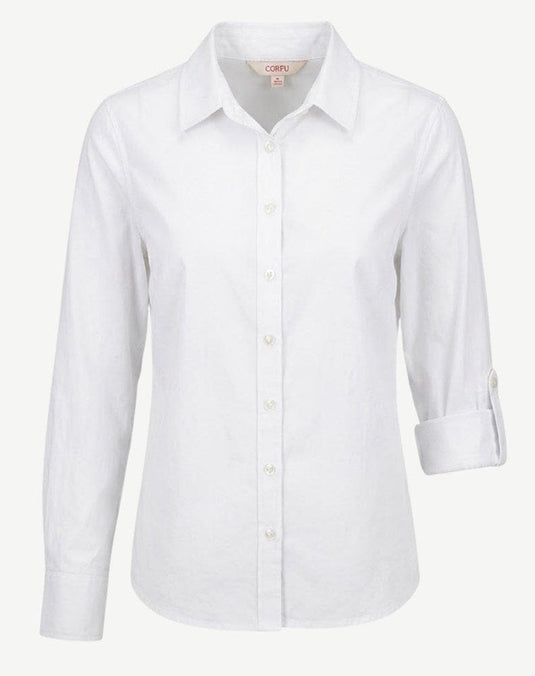 Corfu Womens Oxford Cotton Rich Shirt